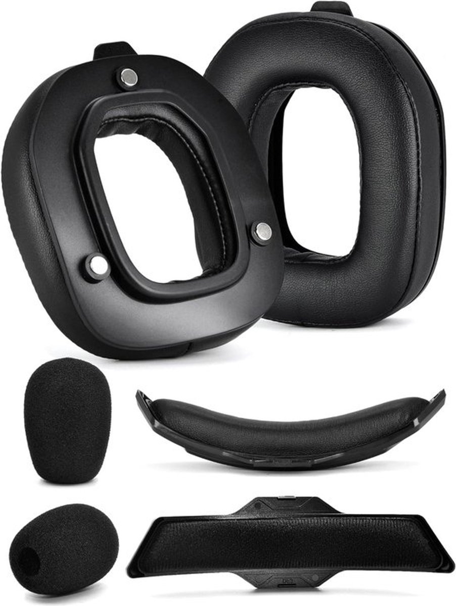 Mod Kit voor A50 Gen 3 - Vervangende Oorkussens en Hoofdband, Hoogwaardige Geluidsisolatie en Comfort, Zwart Protein
