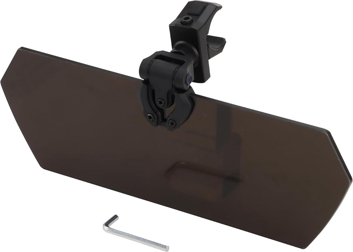SnelShoppen - UTV Zonnekap 1.5"-2" met Schroeven en Inbussleutel - Vervangingsonderdeel voor UTV - Eenvoudige Installatie - Hoogwaardige Glas en ABS P