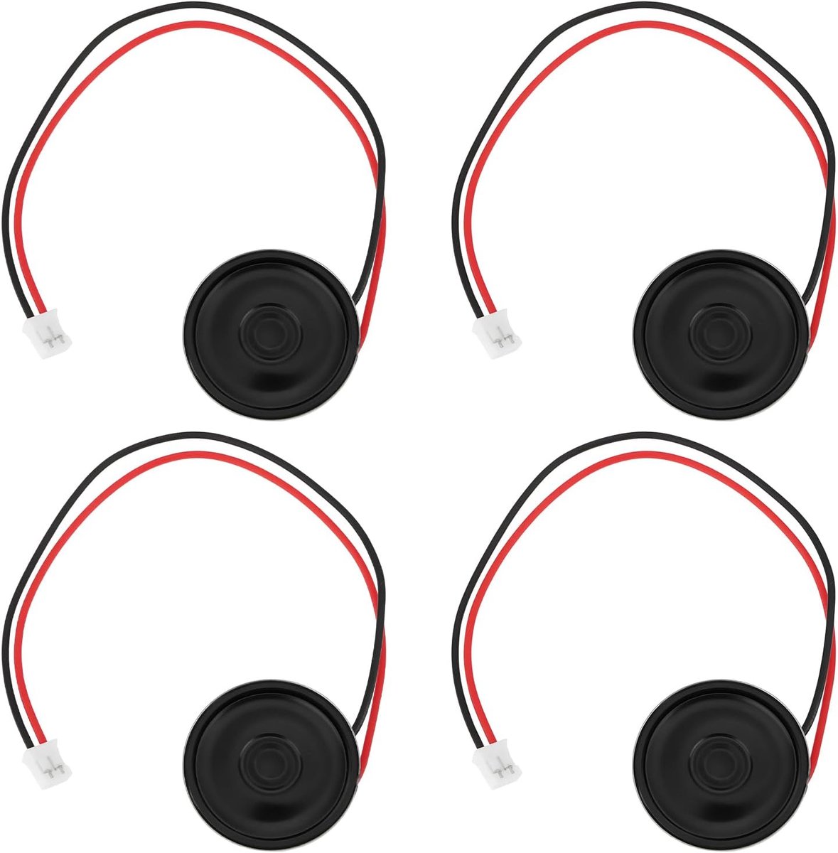 Speakers 28mm - 4Pcs met kabel - 8Ω, 1W - Ideaal voor Sega Game Gear - ShopVlot