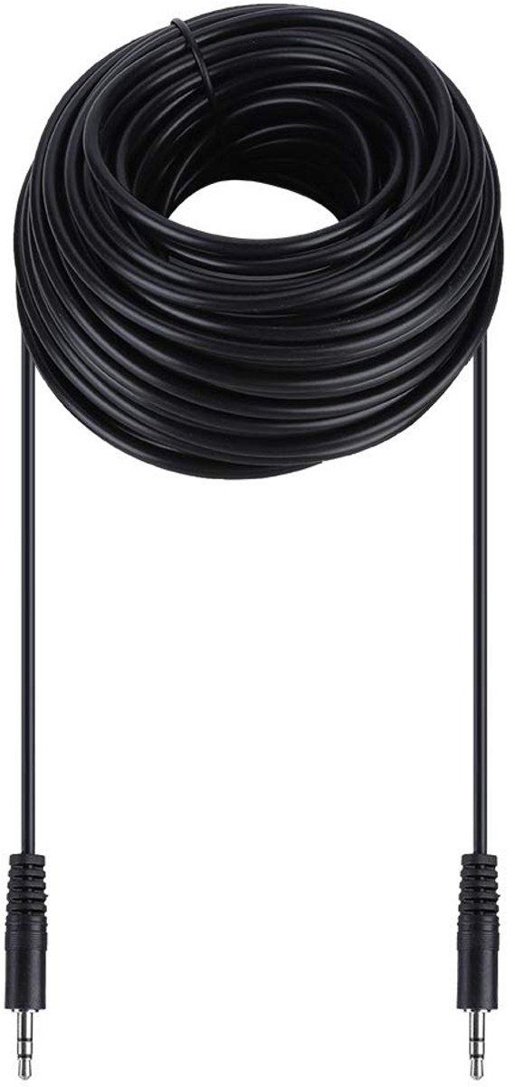 SnelShoppen - 3.5mm Audio Kabel - Koper Mannelijk naar Mannelijk - Afgeschermde Geluidskabel voor Hoofdtelefoons, Smartphones, Tablets, MP3 Spelers -