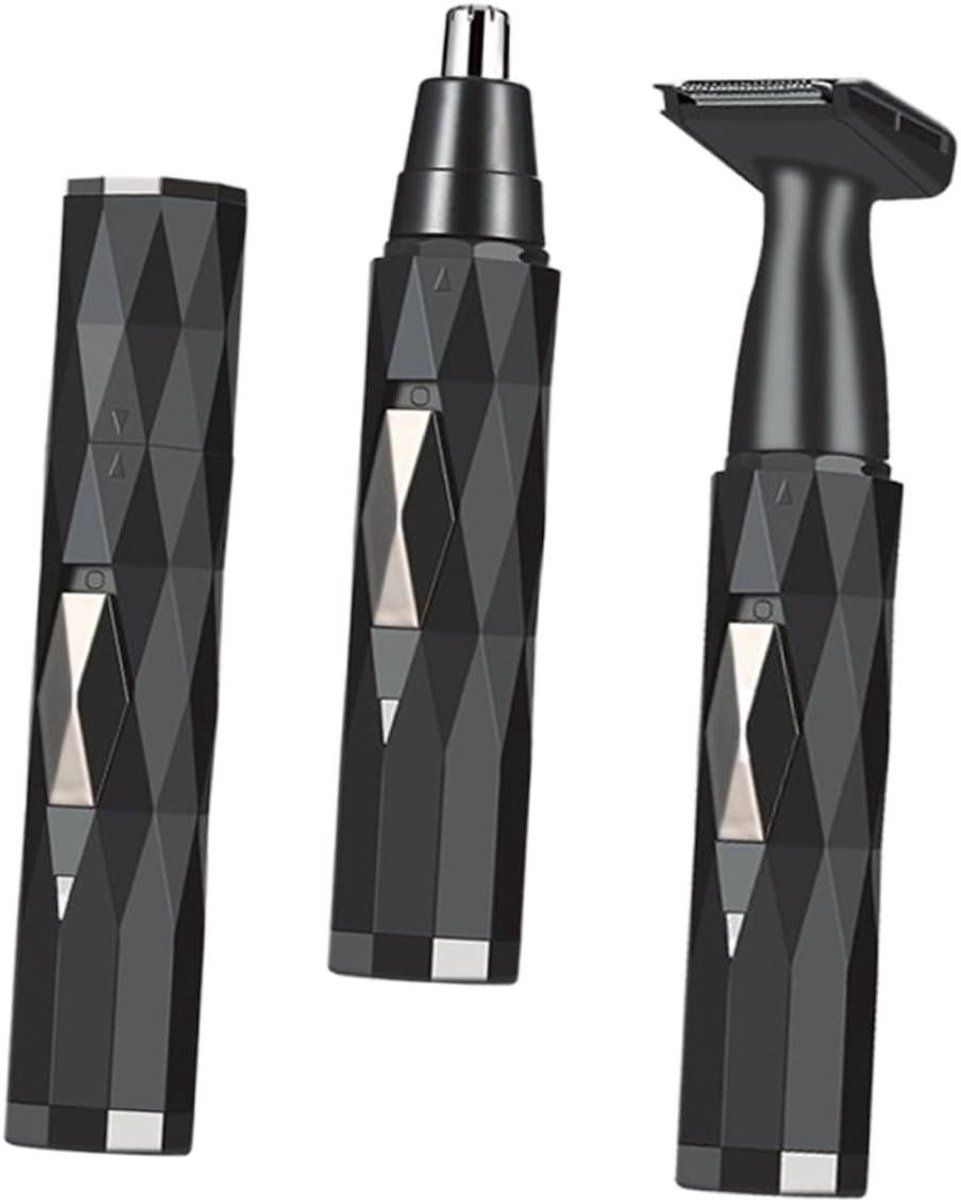 Neushaartrimmer Heren - Wenkbrauwtrimmer Oortrimmer - Persoonlijke Verzorging - 360 Graden Roterende Kop - 156 cm - Zwart