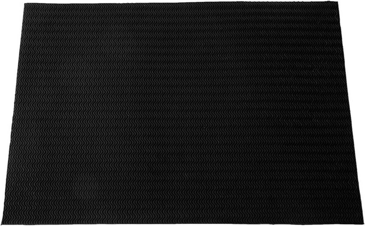 SnelShoppen - Rubber Zolen Pads Slijtvast Antislip Schoen Onderhoud Reparatie Zolen Bladen Voor Schoen Reparatie (ZWART) 58x38cm
