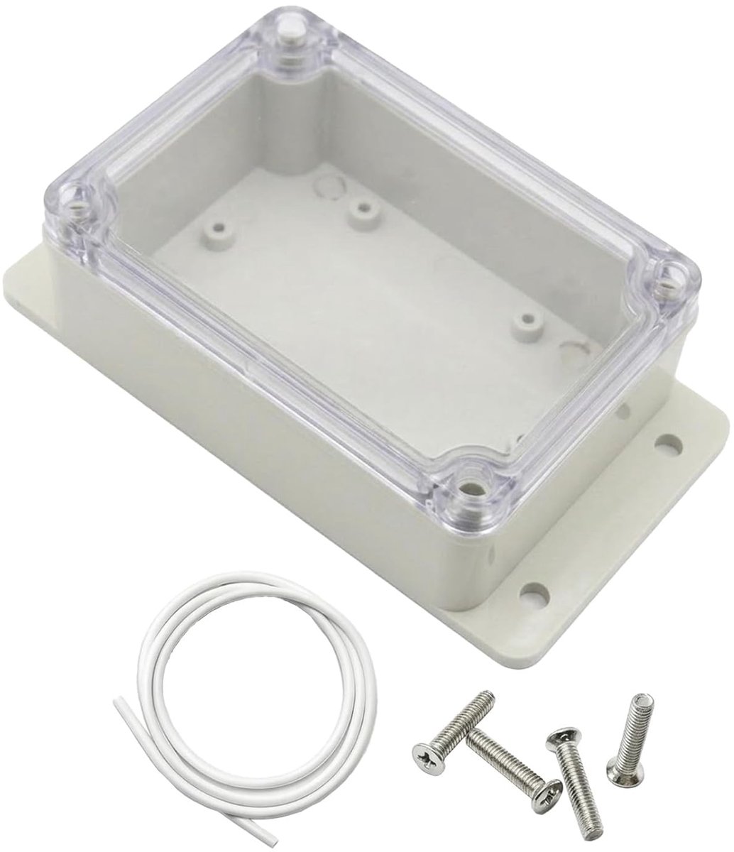SnelShoppen - Waterproof Beschermhoes, Junction Box, Elektrische Behuizing, Plastic, Buiten, Binnen, ABS Kunststof, DIY, Junction Box met Transparante