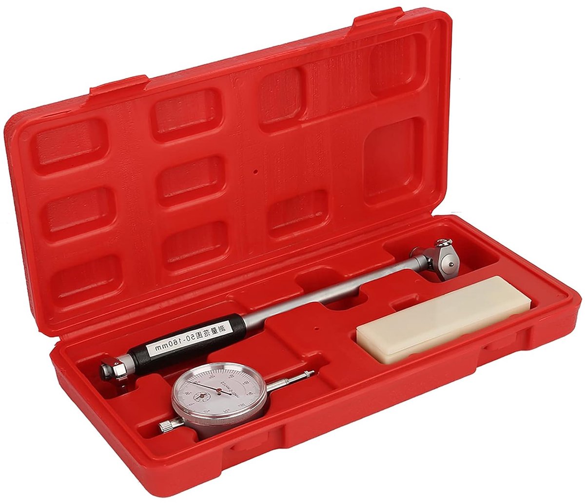 SnelShoppen - Inner Gauge Probe 50-160 mm Meetinstrument Binnenmaat Indicator Dial Gauge Set Voor Motor en Interne Cilinders