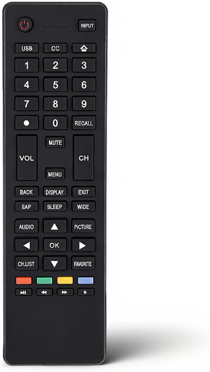 SnelShoppen - Universele Vervangende Afstandsbediening voor Haier Televisies HTR-A18M 55D3550 40D3500M 48D3500 - Hoogwaardige, Duurzame Afstandsbedien