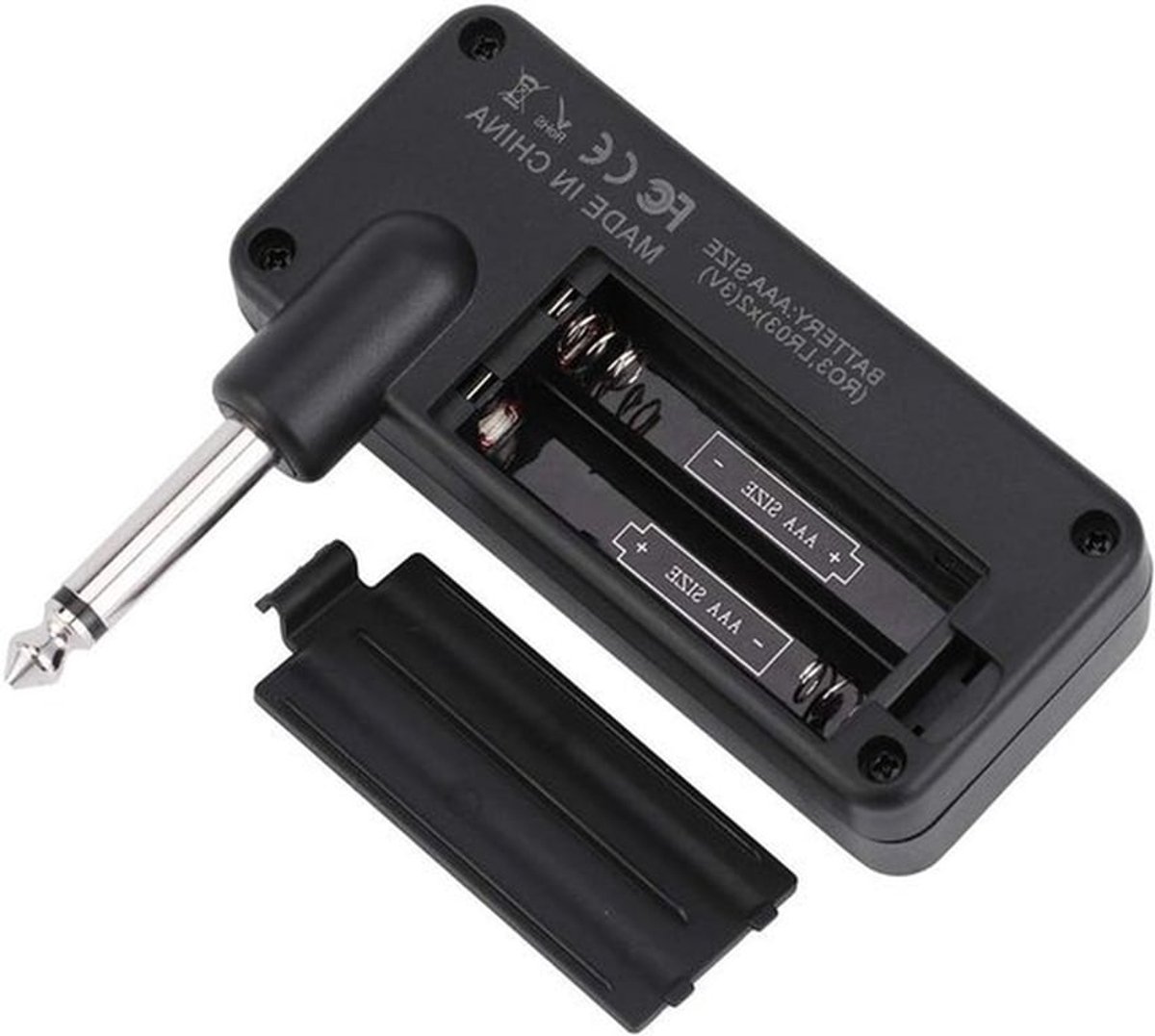 Klein en Handig Hoofdtelefoonversterker voor Gitaar en Bas, Ideaal voor Muzikanten en Thuisgebruik, Elektrische Gitaar Accessoires
