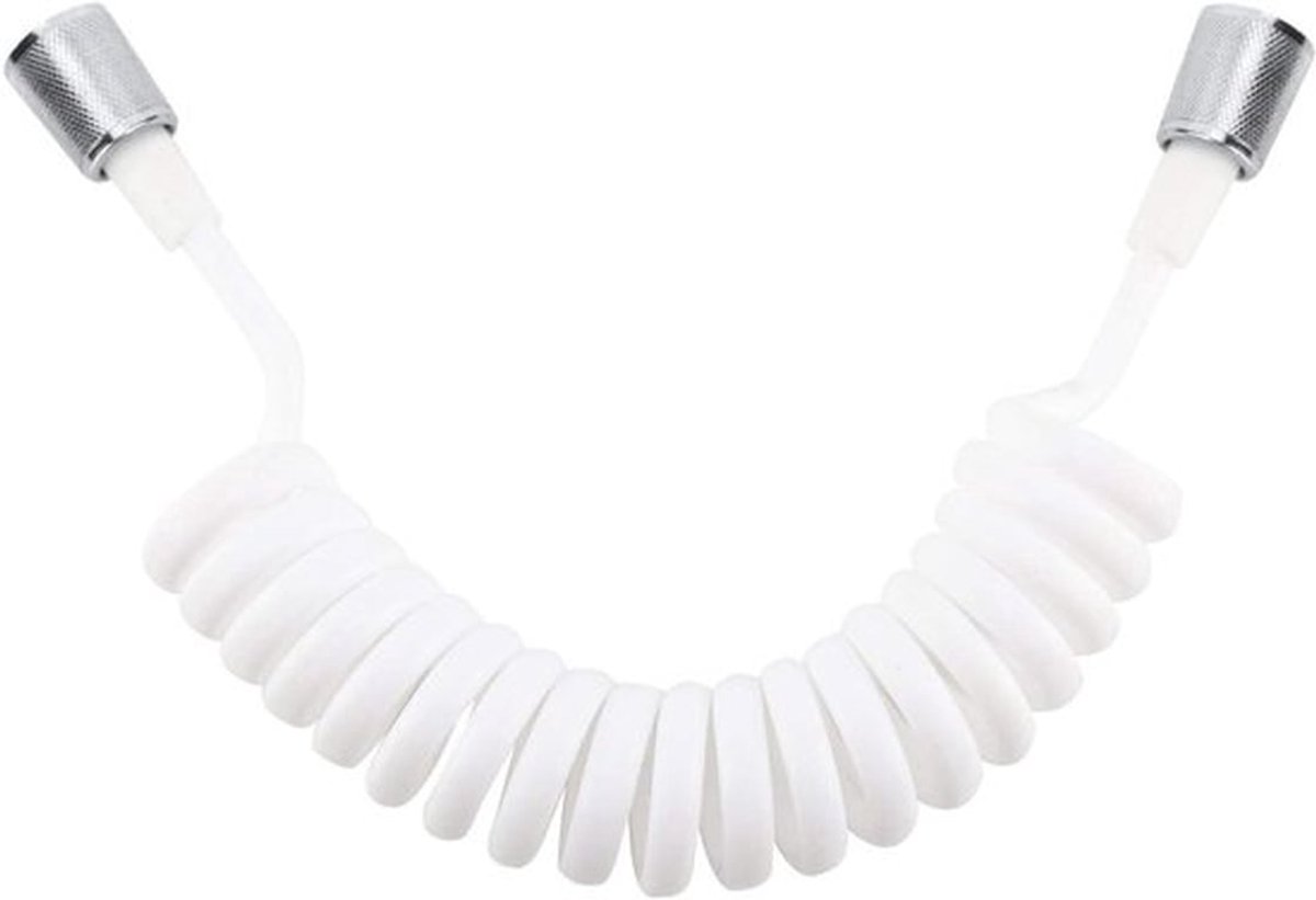 Duurzame en Flexibele Douchebuis voor Vrouwen - Anti Water Toilet Handdouche in Wit met ABS Materiaal
