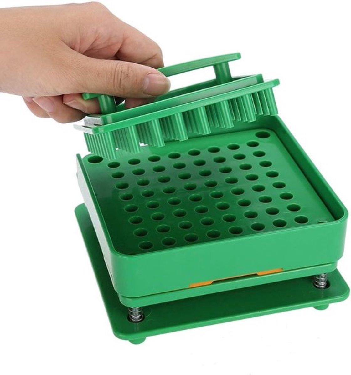 Handmatige Capsule Vulmachine met Poederdiffusorplaten - Lege Capsules Vullen, 64 Holtes, Geschikt voor Thuisgebruik en Professioneel Gebruik