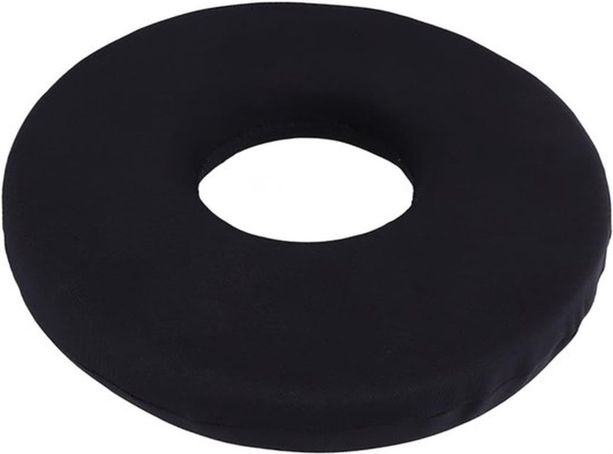 Comfortabel Kussen voor Rolstoel tegen Doorligwonden - Rond 35 cm, Drukverlagend en Ondersteunend Kussen voor Coccyx en Zwangerschap