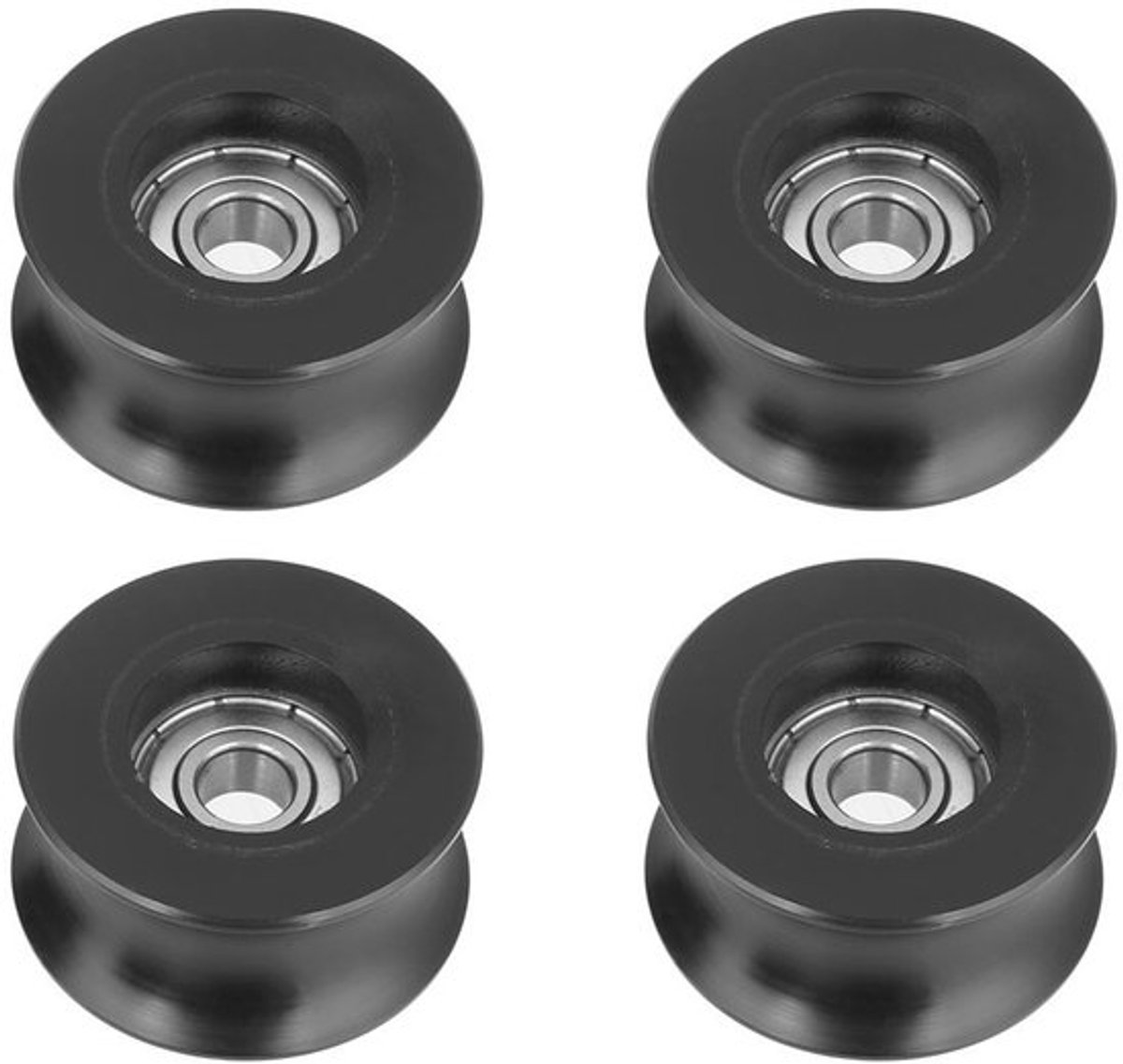 U-Groove Discs voor Deuren en Ramen, U-Belt Pulley Wheel voor Mechanische Apparaten, 8 x 40 x 20.7 mm, Geschikt voor Transport en Beweging