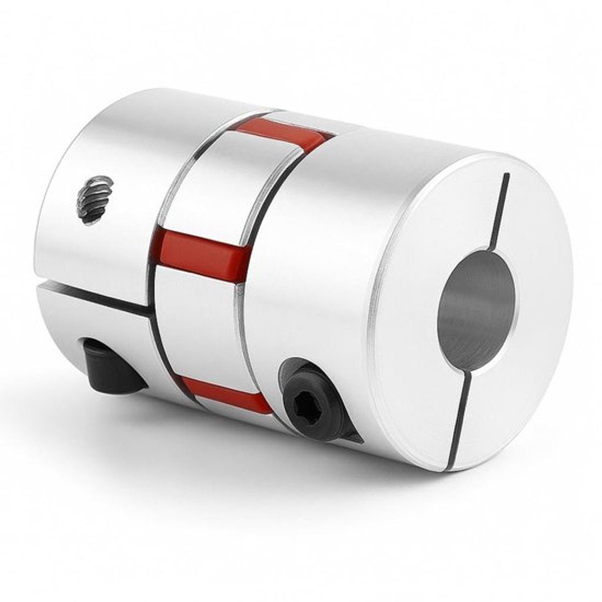 Flexibele asverbinding, 2:1 koppelingen voor 10mm x 14mm, OD30mm x L40mm, aluminium legering motorconnector, CNC jaw spider koppeling