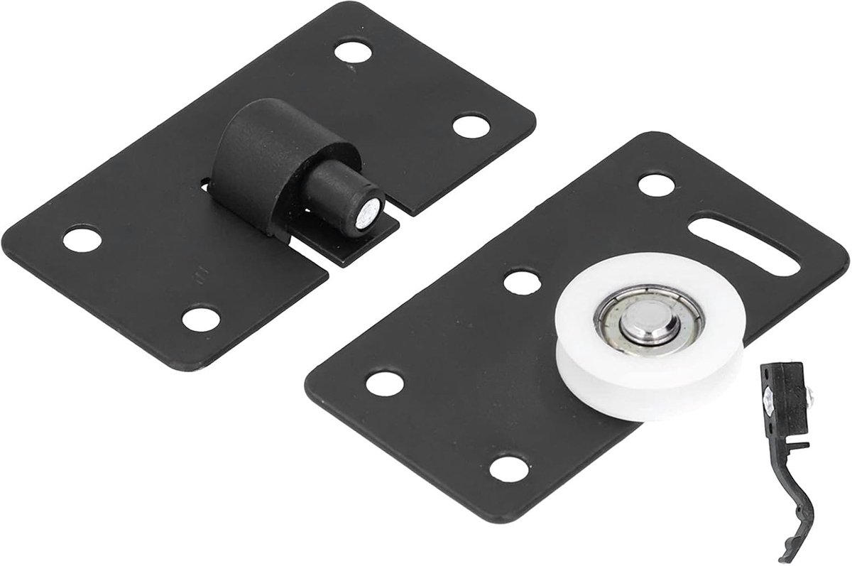 SnelShoppen - Sliding Door Roller, Meubel Sliding Door Wielen voor Kast met Gasket, Duurzaam Groefwiel Sliding Pulley, Hoge Kwaliteit CRS Materialen,