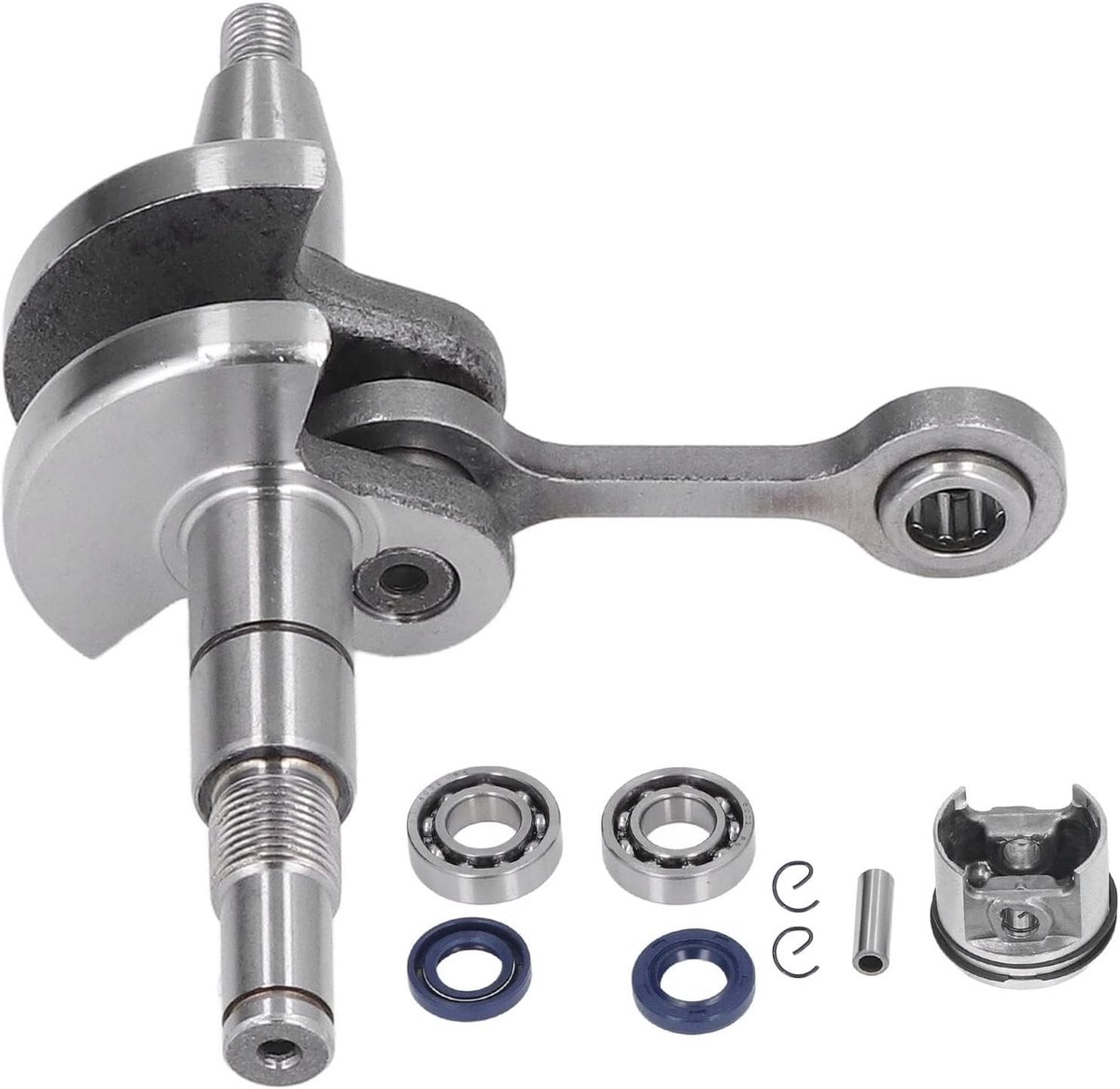 SnelShoppen - Crankshaft Set Chainsaw 37mm Vervangingsset voor MS170 017 Hoog Laadvermogen Aluminium Staal Voor Tuin Gereedschap