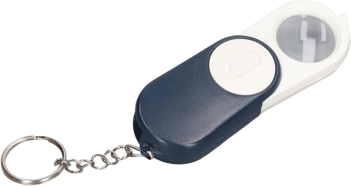 Mini loep 10x - handzaam formaat - met LED verlichting - ideaal voor lezen - ShopVlot