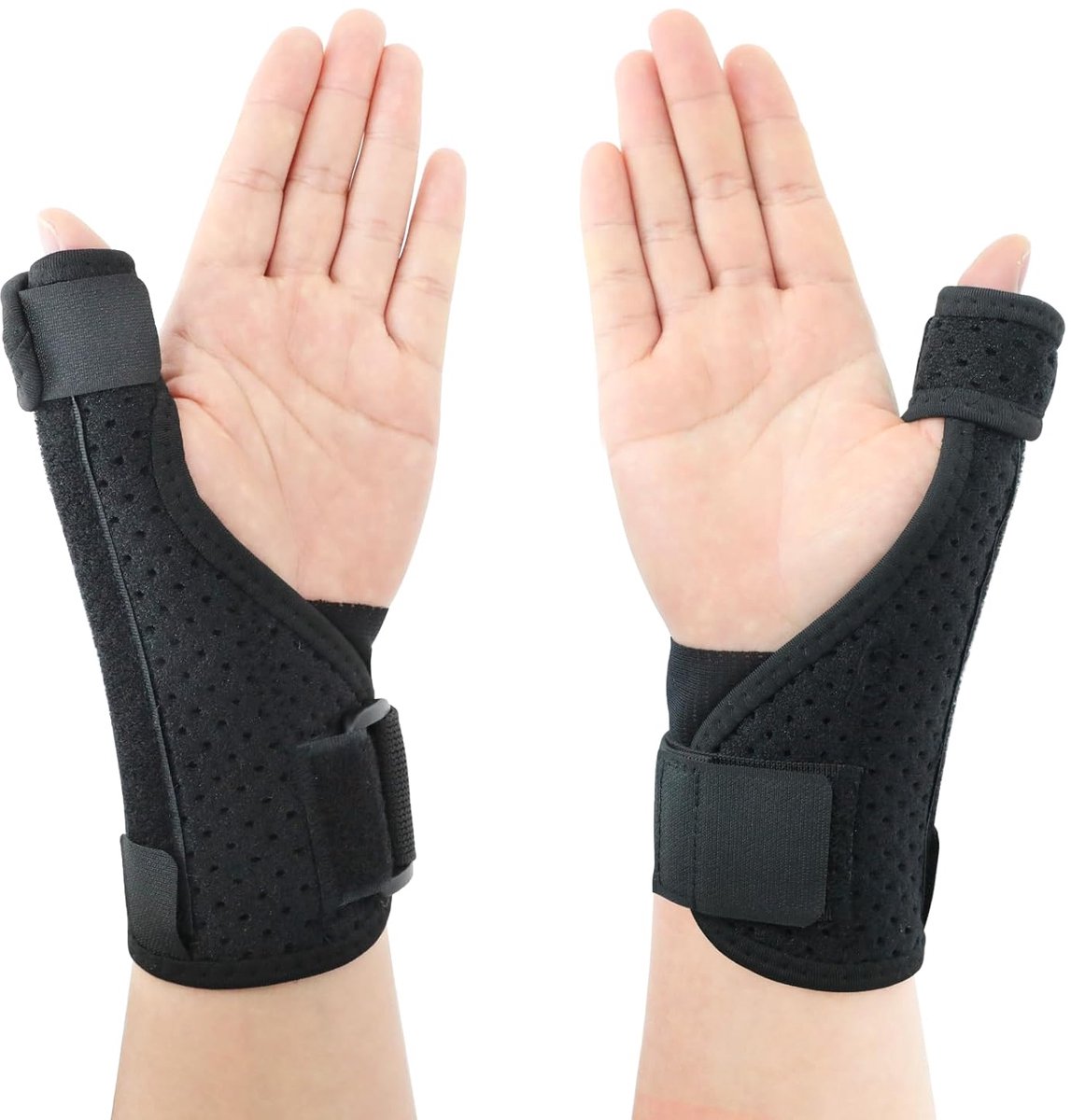 1 x Right Left Thumb Brace, Thumb Support for Pain Relief, Thumb Splint and Wrist Support with Metal Rails, Thumb - ShopVlot