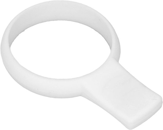 Tennis Racket Trainer - Grip Verbeteraar - Techniek Oefenen - Universele Pasvorm - 4 Stuks - Wit — afbeelding 5
