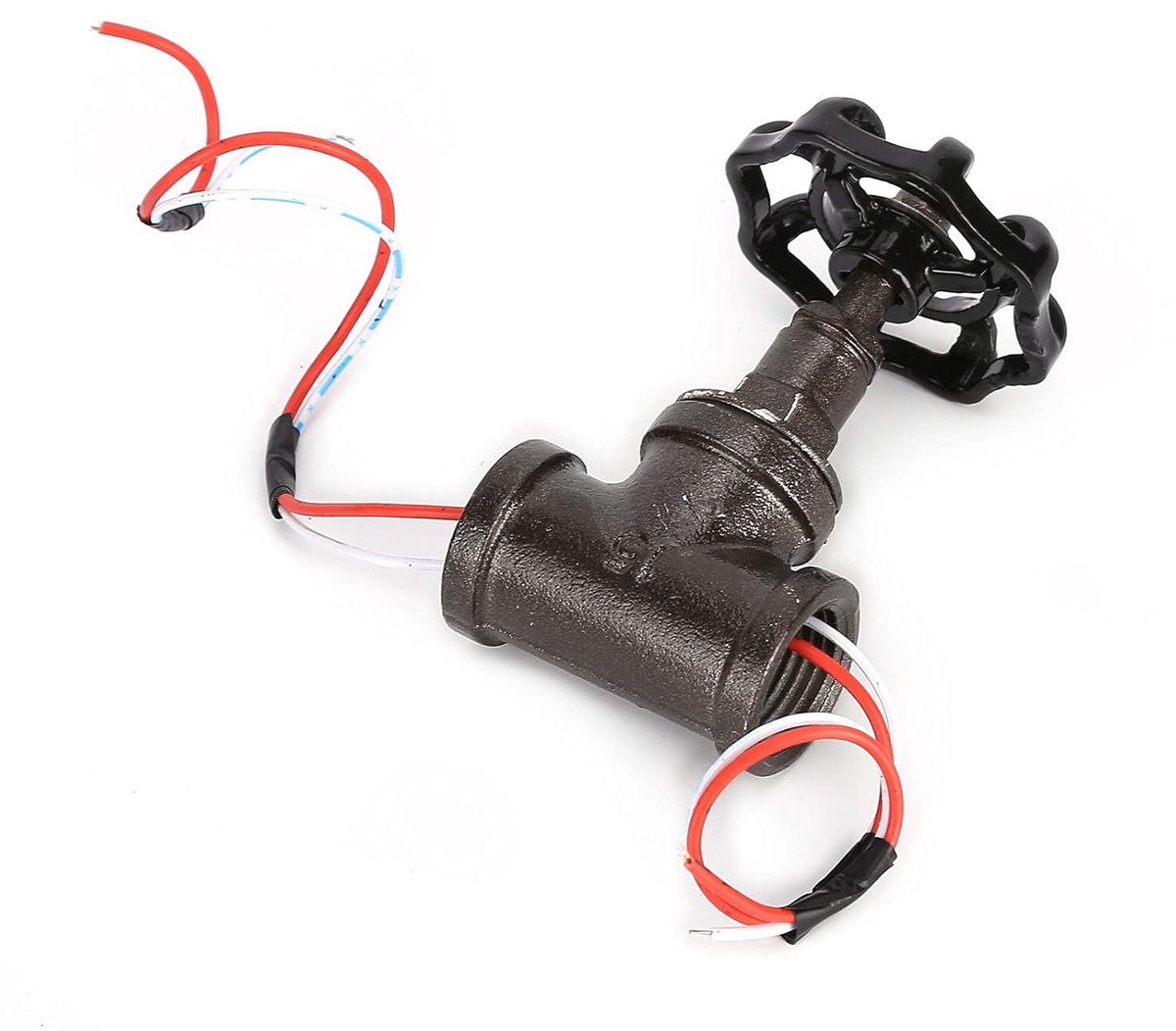 SnelShoppen - Vintage IJzeren Stopkraan Lichtschakelaar 1/2 Inch Steampunk Lamp Schakelaar met Elektrische Draad Toebehoren voor Retro Interieur