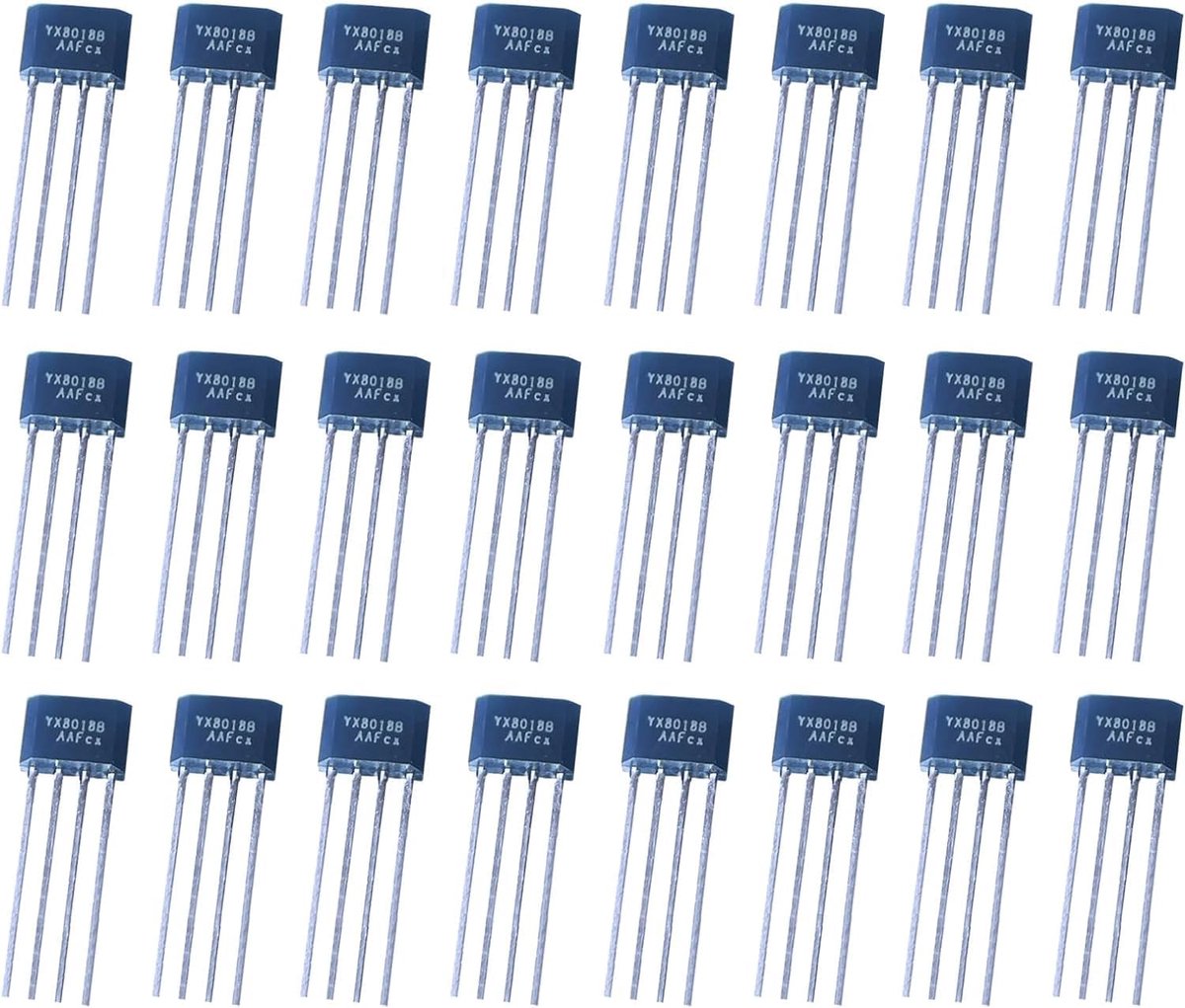 SnelShoppen - 50 Stuks Solar Tuinverlichting Controle Chip YX8018 LED Driver 1.2V 30mA Transistor TO-94 voor Solar Tuinlampen en Lichtlijnen