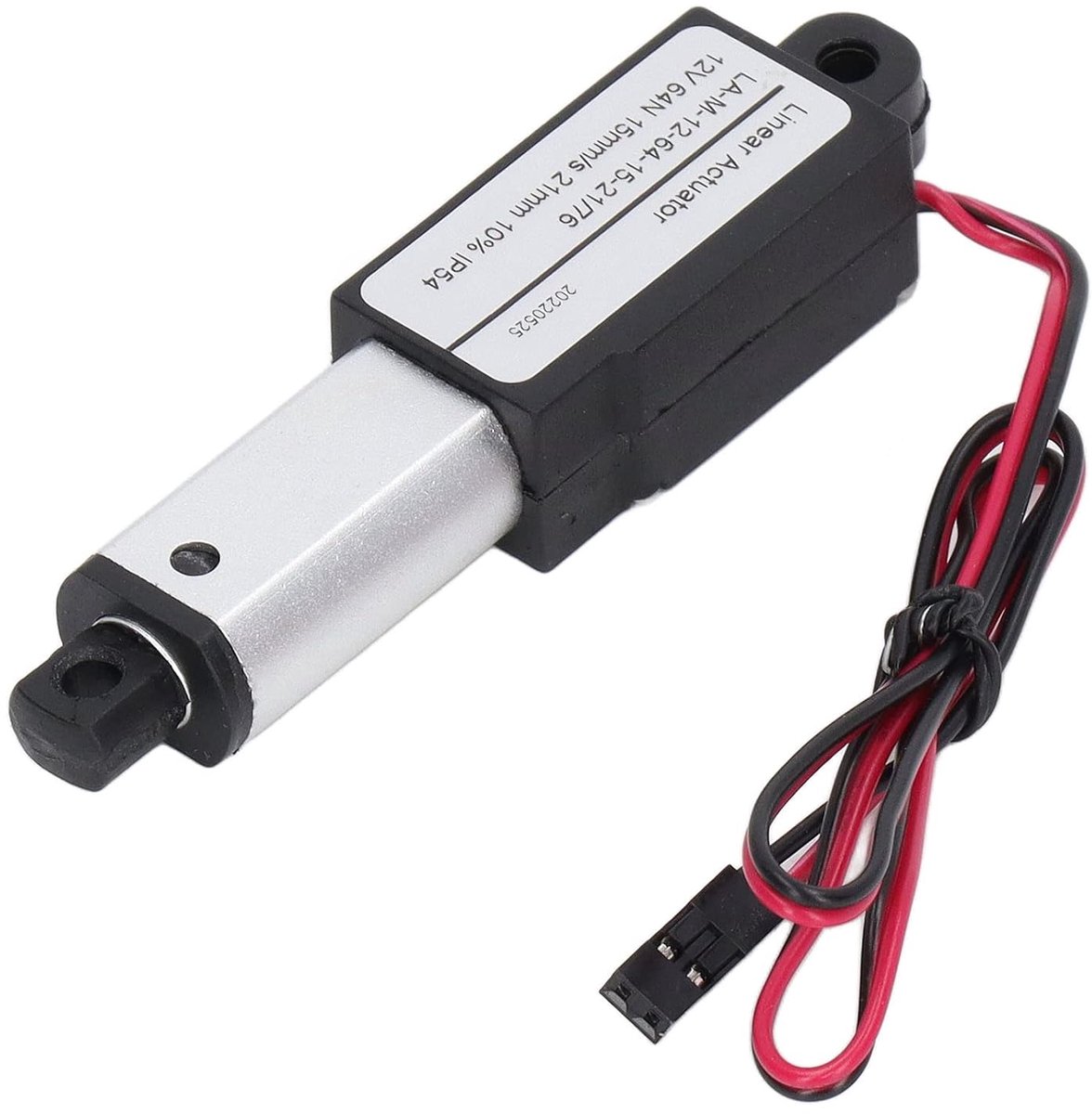 SnelShoppen - Elektrische Micro Lineaire Actuator 12V - Aluminium & ABS Miniatuur DC Aandrijving - Minimale Bewegingsactuator voor Landbouwmachines (2