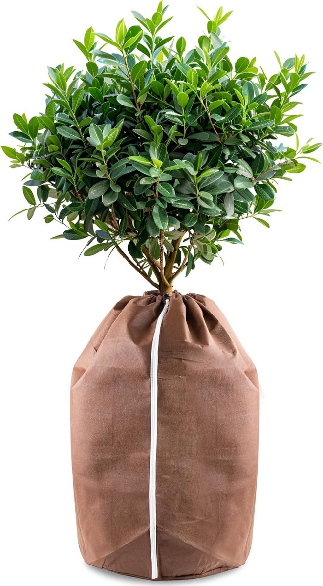 SnelShoppen - Hydrogarden Plantenpot met Frostbescherming, Potisolatie Protector voor Planten met Afvoergaten, Winterbeschermtas 50 x 80 cm