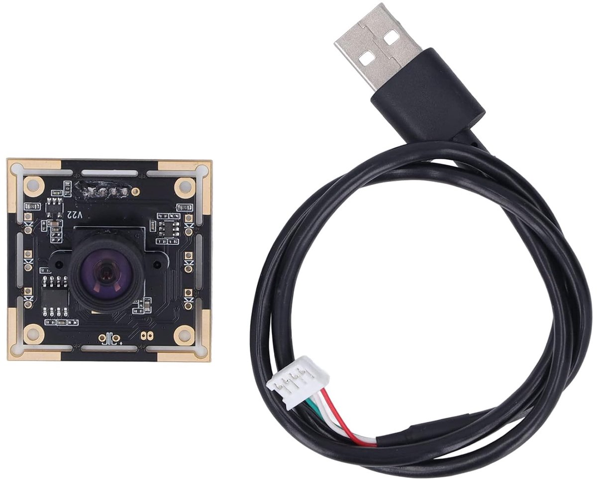 USB Camera Module - Webcam Lens - Beeldopname Maken - 100 Graden Groothoek - 1 Megapixel - Zwart