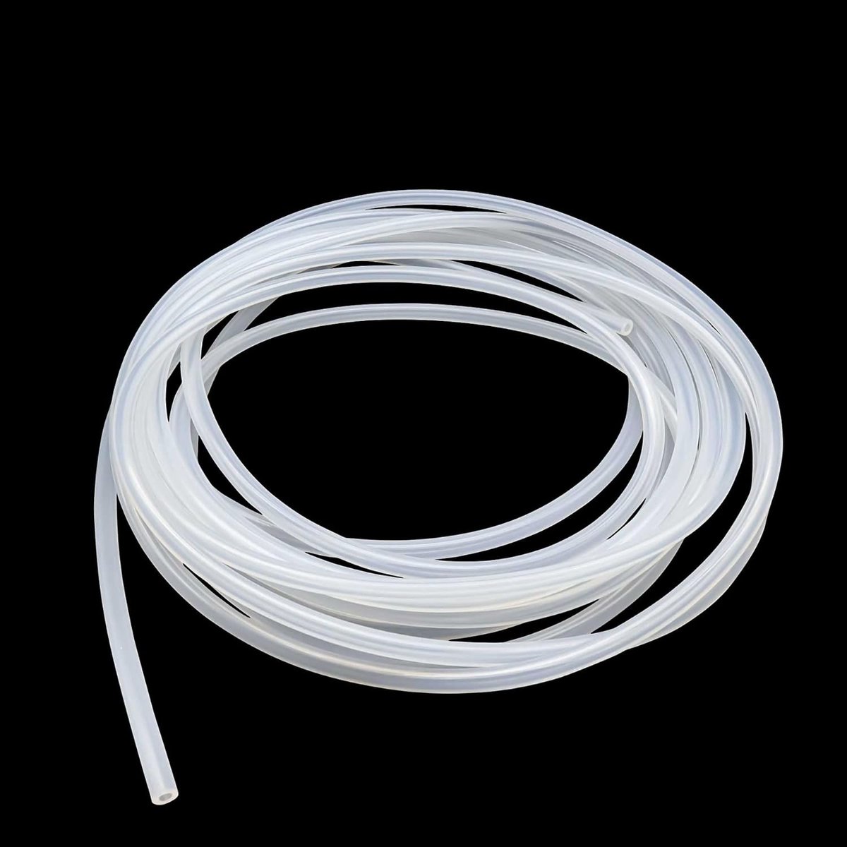 SnelShoppen - Silicone Slang, Voedselveilige Flexibele Siliconen Slang, 5mm ID x 8mm OD, Lengte 5m, Water-Lucht Slang voor Pompoverdracht