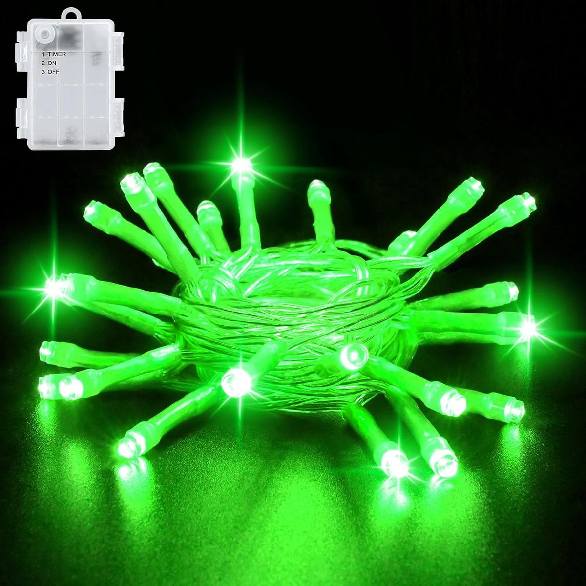 Lichtsnoer Buiten 3M - 30 LEDs - Blauw - Waterdicht met Timer voor Decoratie - ShopVlot