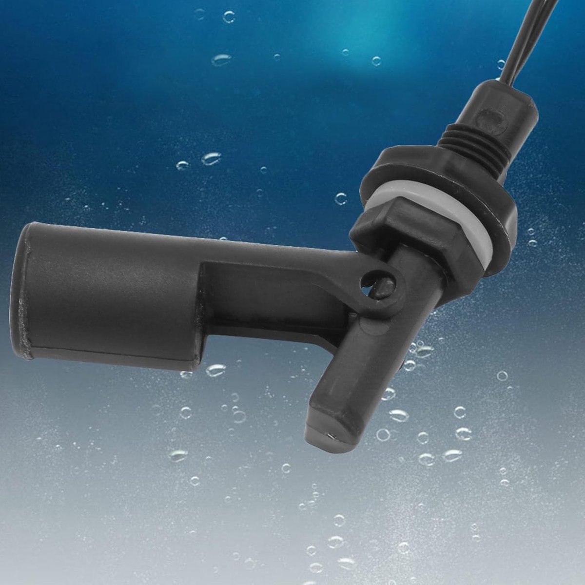 SnelShoppen - 2 Stuks Waterniveau Sensor, Lage Druk Zijmontage, Vloeistof Niveau Float Schakelaar, Corrosiebestendige PP Duck Mouth Type, Geschikt voo