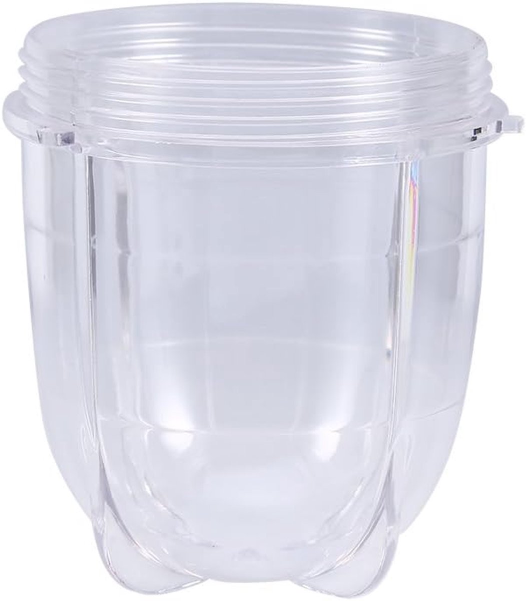 SnelShoppen - Juicer voor juicer, kunststof, hoge of korte kop, transparant, vervangende onderdelen, accessoires, bekers en glazen voor smoothies, fru