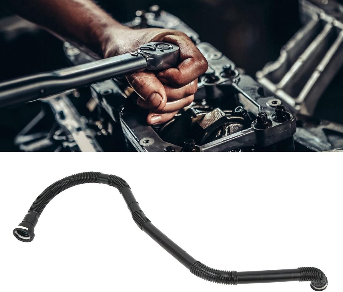 SnelShoppen - Air Hose EGR Slang, Uitlaat Flexibele Verbindingslijnen EGR Slang 161847 Professionele Vervangingsslang voor Auto's