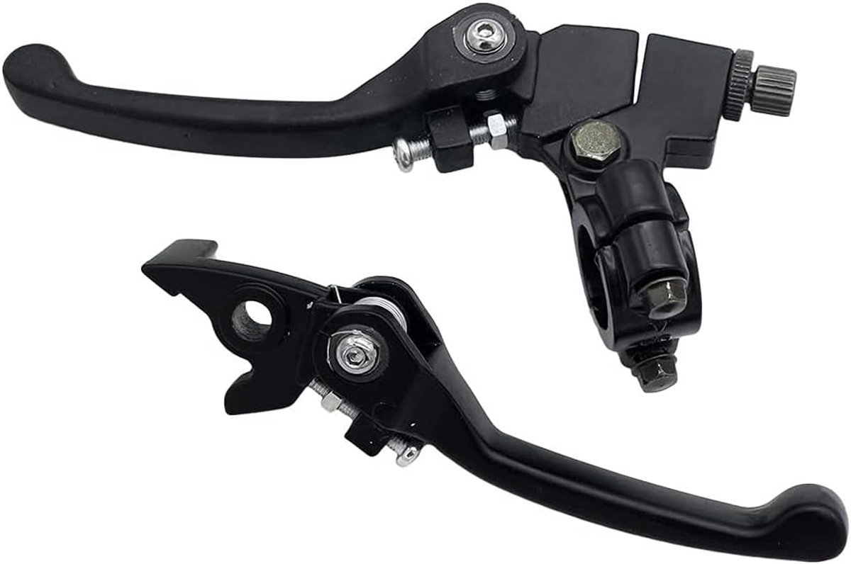 SnelShoppen - Opvouwbare Aluminium Koppeling en Remhebel voor 22mm Stuur 110cc 125cc 140cc TTR 125cc SSR Xmotos Apollo 125 Pit Dirt Bike Motorfiets Zw