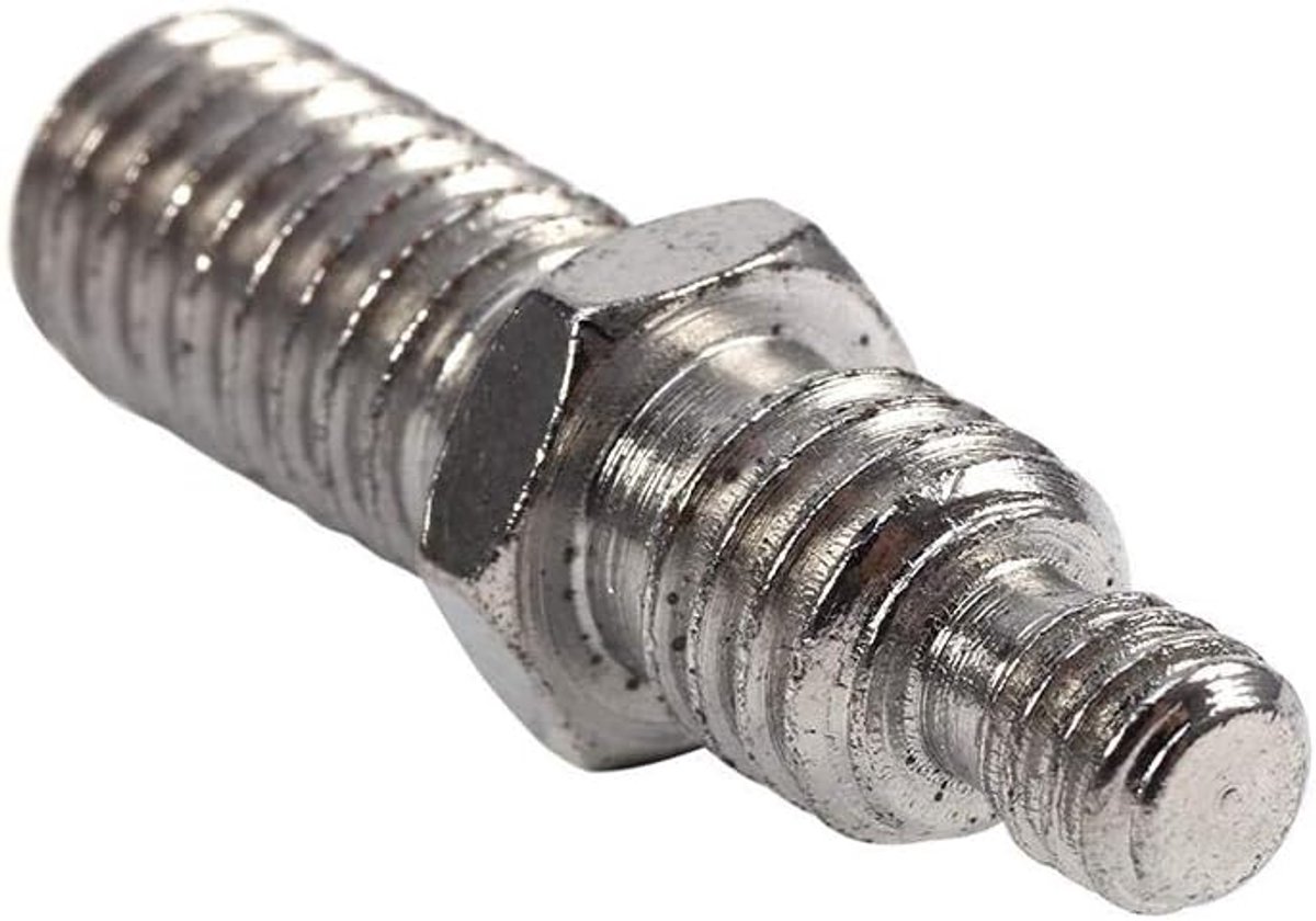 Adapter male screw 1/4'' & 3/8'' - carbon staal - hoge hardheid - ideaal voor statieven - ShopVlot