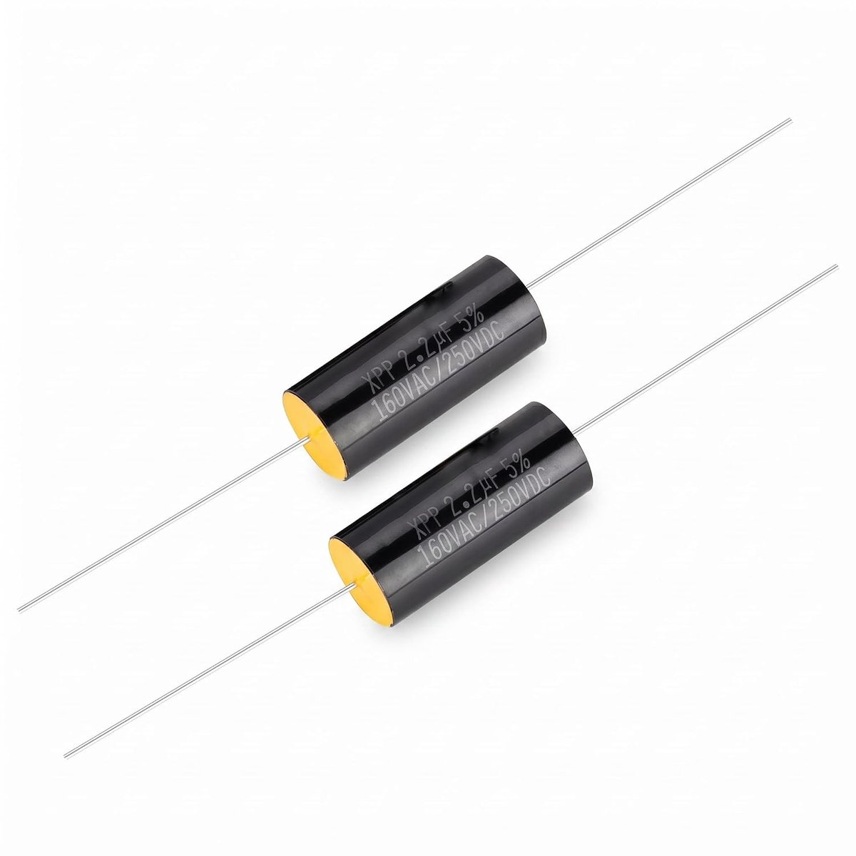 SnelShoppen - 2PCS HiFi Capacitor Frequentie Verdeler Geluid Audio Luidspreker Capacitor Pins Koper Draad voor Hogere Auto, Luidspreker Frequentie Ver