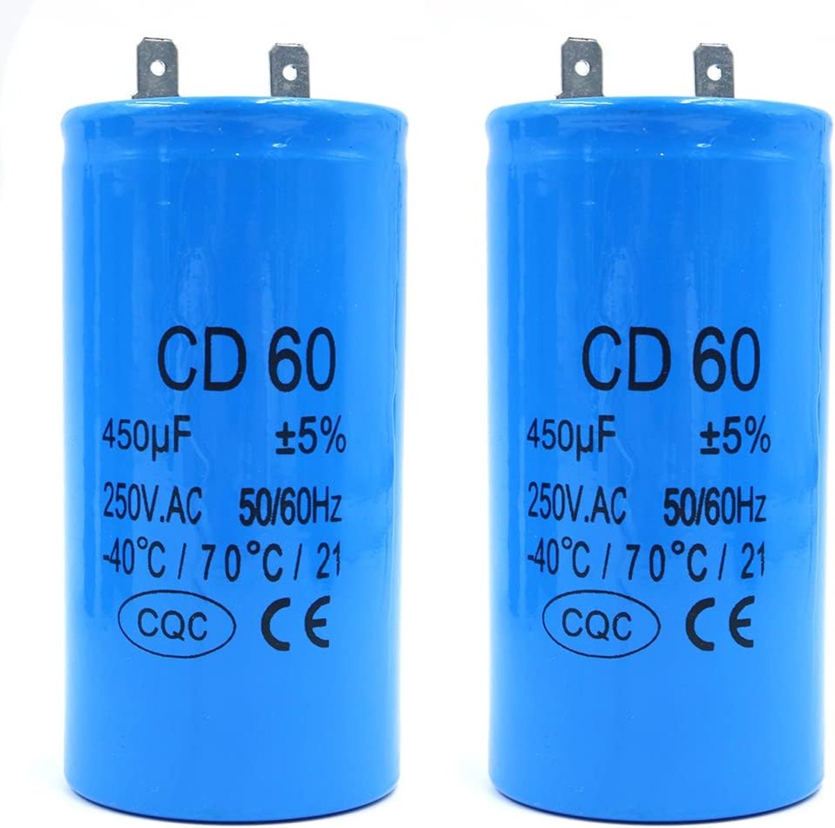 Motor Start Capacitor 450UF - 50x100mm Circulair - Hoge elektrische geleiding - Eenvoudige installatie - ShopVlot