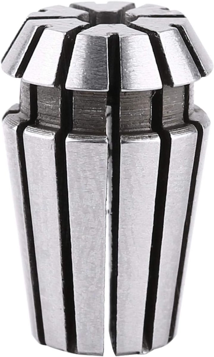SnelShoppen - 3-delige ER11 Collet Set voor CNC Graveermachine, 1/8``, 4mm, 6mm - Hoogwaardige 65Mn Veerstaal, Precisie Gereedschap voor CNC Frees- en