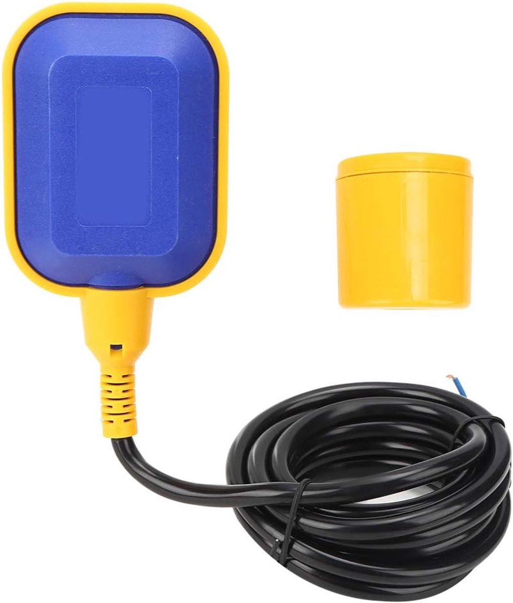 SnelShoppen - Float Switch FQ2 Vloeistof Waterniveau Sensor, Automatische Waterpomp Controle met 3M Kabel, Hoogwaardige Koper Draad, Duurzaam en Betro