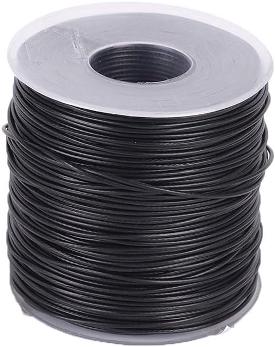 SnelShoppen - 100m gecoate stalen draad kabel, 1mm roestvrijstalen kabel 7x7 strengen, veelzijdige vislijn en hijs kabel voor tuin en industrie