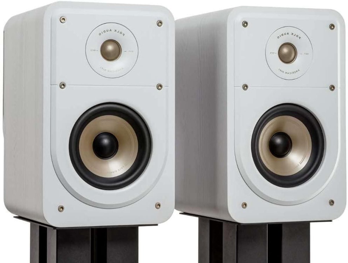Boekenplank Luidsprekers - Stereo Set - Thuisbioscoop Geluid - Hoge Resolutie Audio - Set van 2 - Wit