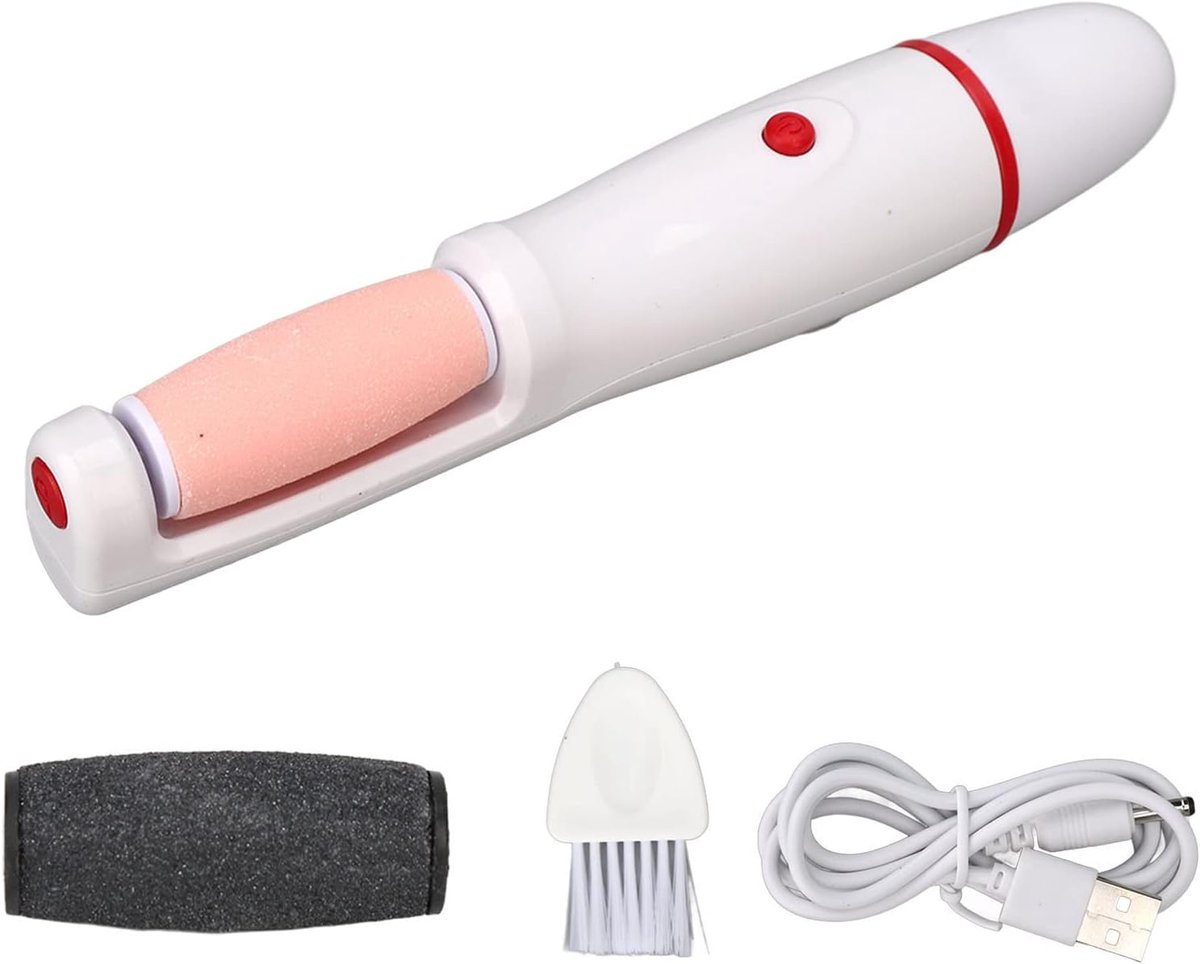 SnelShoppen - Elektrische Huidverwijderaar voor Voeten, Voetvijl Elektrisch voor Harde Huid, USB Voet Scherper, Voet Exfoliatie, Pedicure voor Gebarst
