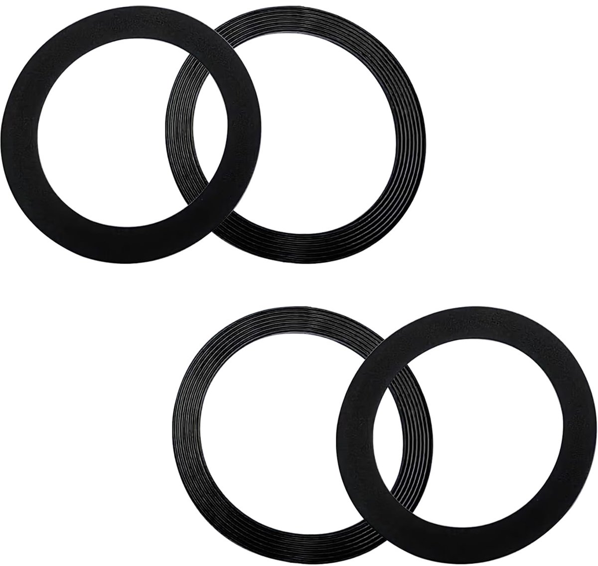 4 stuks afdichtingsringen, vervangingsafdichtingsset voor afvoergarnituur, O-ringen, afdichtingen, voor Qrity 114 mm-spoelserie (ASIN # B09D8YCGSH & B09KBN5YL3 & B09KBRVBZV)