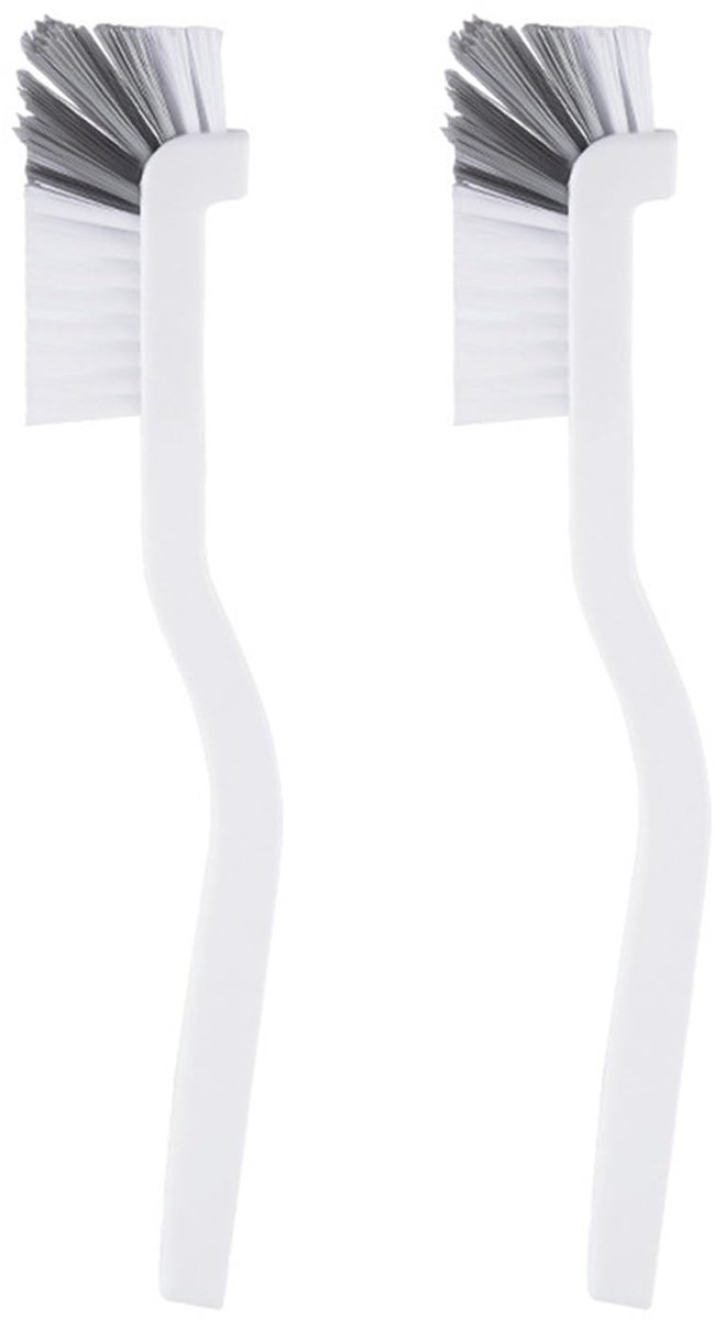 Dailygoods- Afwasborstel 2 Stuks - Keukenborstel - Badkamerborstel - Hoekborstel - Tegelborstel - 90 Graden Hoek - 1,5 Inch Borstelkop - Schoonmaakborstel