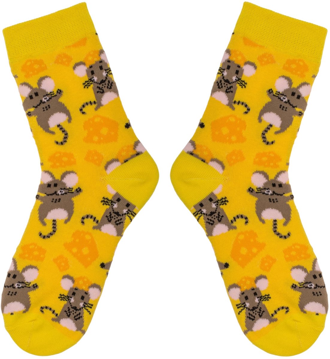 Dailygoods- Funsokken met opvallende designs - Katoenen sokken - Maat 42-46 - Zachte katoenmix - Grappige motiefsokken - Ideaal voor kantoor en vrije tijd