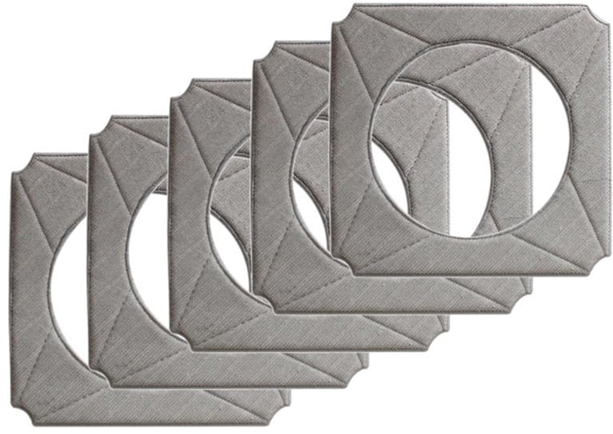 5 x hoogwaardige reinigingspad/microvezeldoek/wisdoek wasbaar voor Ecovacs Winbot W-950 W950 W950-SW