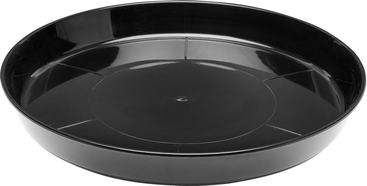 Ronde Productie Plantenbakplaten GD-0026 (1 Stuk - Zwart, ⌀ 17 cm H=2,5 cm)