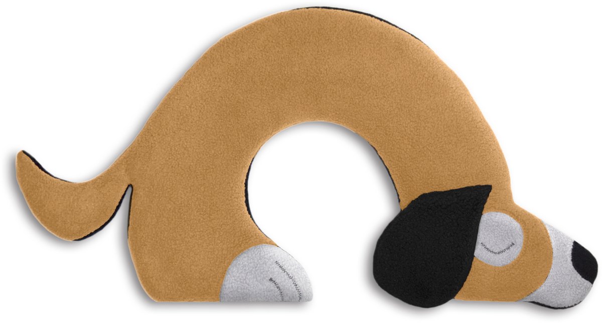 Leschi nek warmtekussen Bobby de Hond - beige