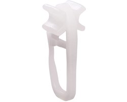 deco-raum Vouwglijders X-glijders 100 stuks met vouwhaken voor gordijnrails voor 6mm binnenlooprails looprails schlaufenglijders