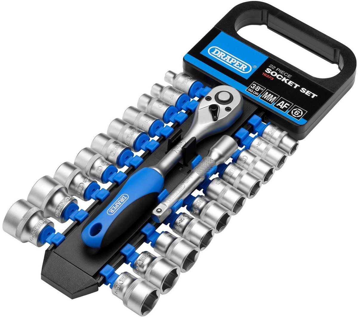 Draper doppenset - 3/8 inch - metrisch en imperiaal - 22-delig