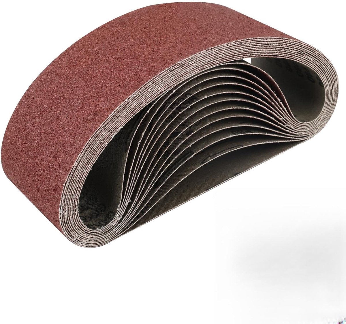 Banden 100x610 mm (4 x 24 inch) – Korrel 80, hoogwaardig aluminiumoxide, voor het schuren van hout, metalen en kunststoffen (80 korrel/100X610)