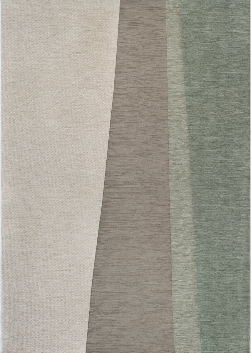 Acsento Capri Natural Sage vloerkleed - voor binnen én buiten - 200 x 290 cm - Buitentapijt - Tuintapijt - Buitenkleed - Tuinkleed - Buiten Tapijt