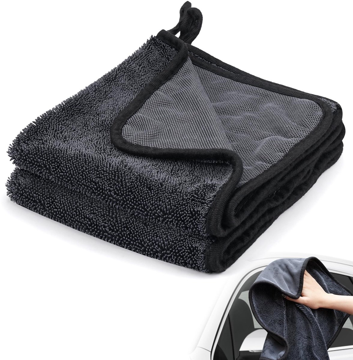 Dailygoods- Droogdoek Sterk Absorberend - Douchecabinedoek - Microvezelweefsel - Set van 2